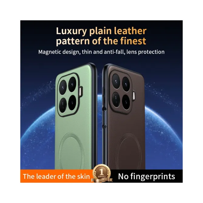 Coque Xiaomi 17T Cuir Magnétique Aimant N52
