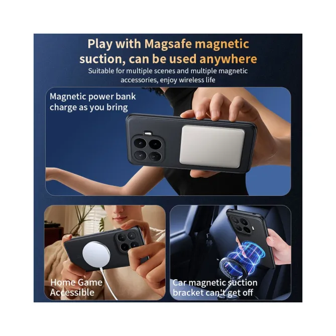 Coque Xiaomi 17T Cuir Magnétique Aimant N52
