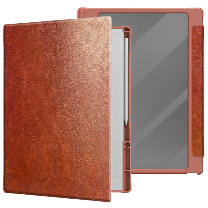 Étui ReMarkable Paper Pro Effet Cuir avec Porte-Stylet Pivotant