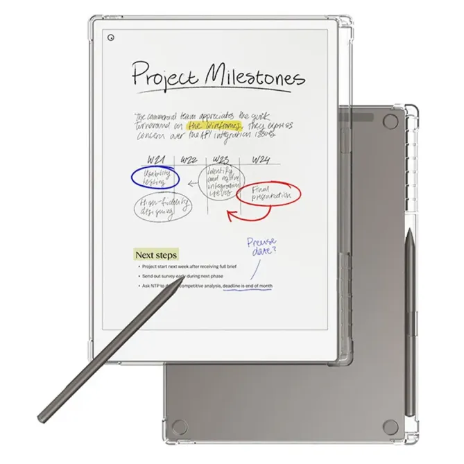 Coque ReMarkable Paper Pro Transparente Coins Renforcés