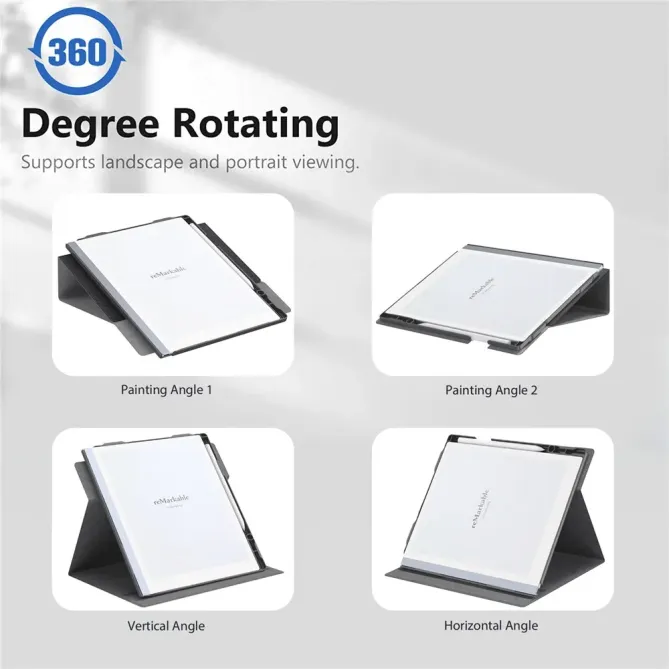 Étui reMarkable 2 Support Inclinable avec Porte-Stylet