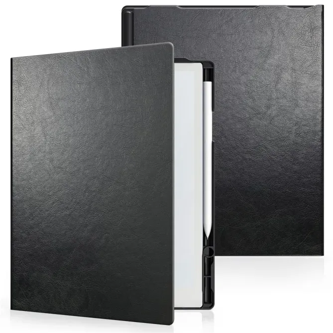 Étui reMarkable 2 Effet Cuir Style Livre avec Porte-Stylet