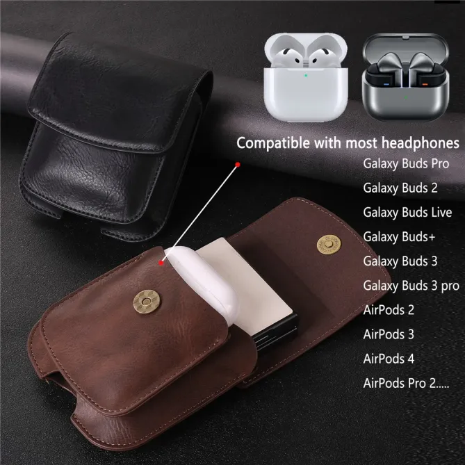 Pochette Ceinture Smartphone Pliant et Écouteurs