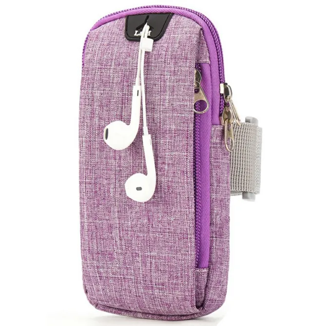 Brassard Sport Téléphone Pochette Zippée