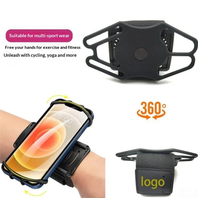Brassard Téléphone Sport Rotatif 360° pour Running et Vélo