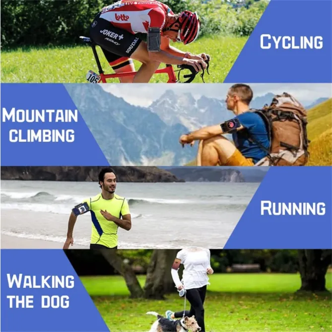 Brassard Téléphone Sport Rotatif 360° pour Running et Vélo