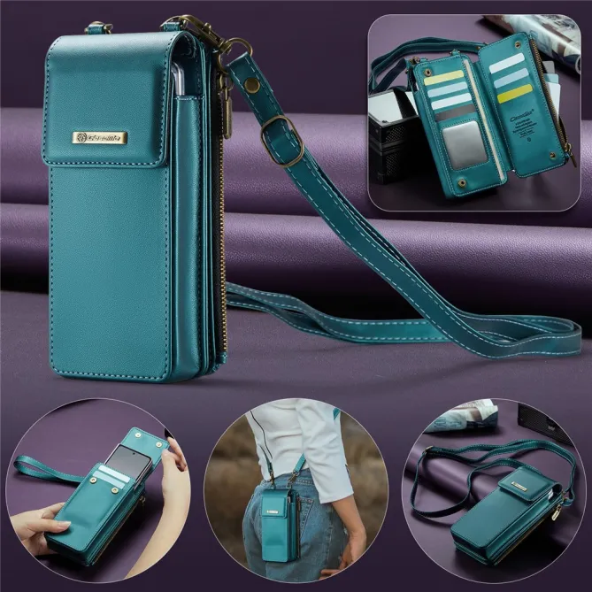 Sac Bandoulière Téléphone RFID 8 Cartes Poche Zippée