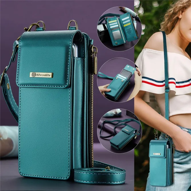 Sac Bandoulière Téléphone RFID 8 Cartes Poche Zippée