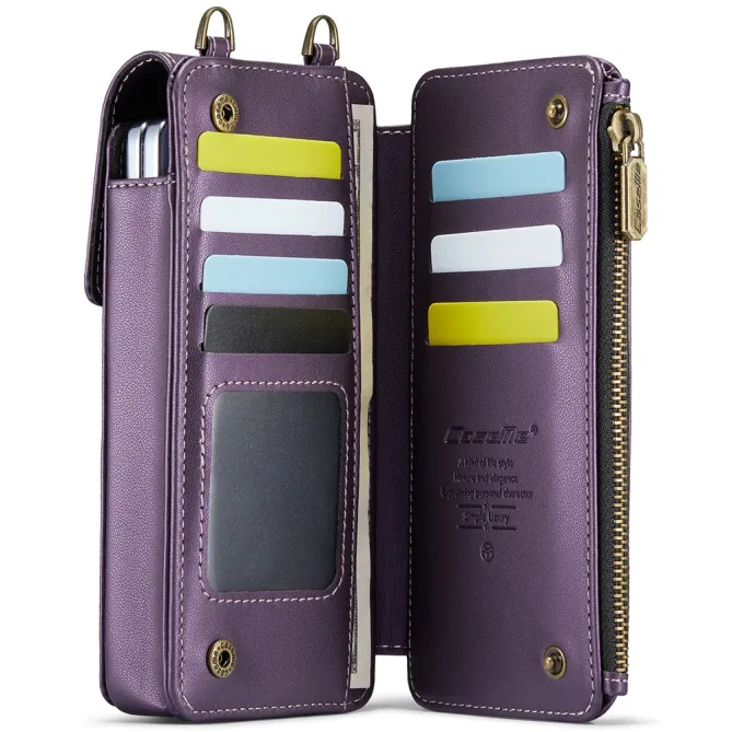 Sac Bandoulière Téléphone RFID 8 Cartes Poche Zippée
