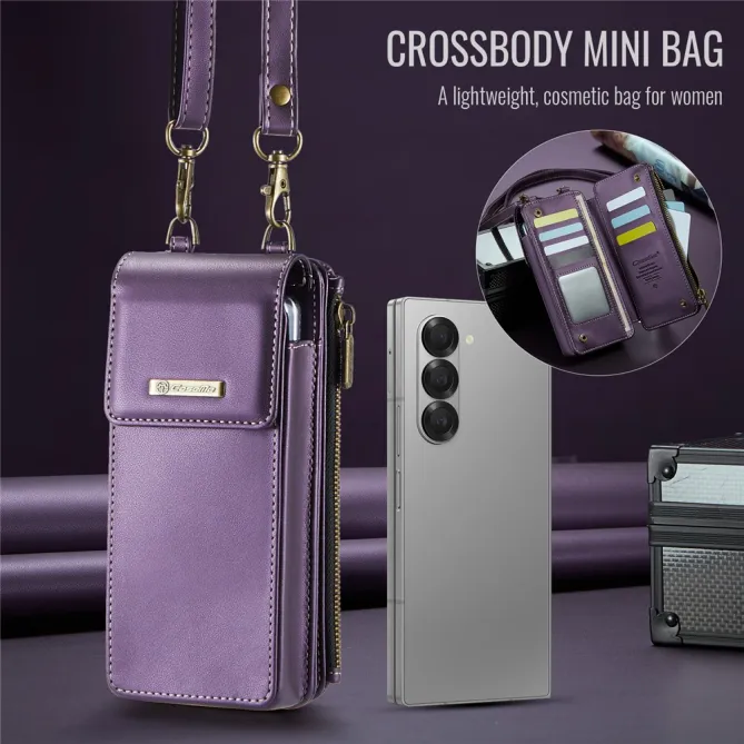Sac Bandoulière Téléphone RFID 8 Cartes Poche Zippée