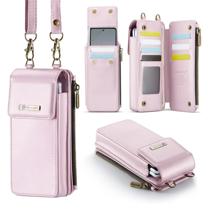 Sac Bandoulière Téléphone RFID 8 Cartes Poche Zippée