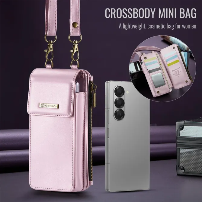 Sac Bandoulière Téléphone RFID 8 Cartes Poche Zippée