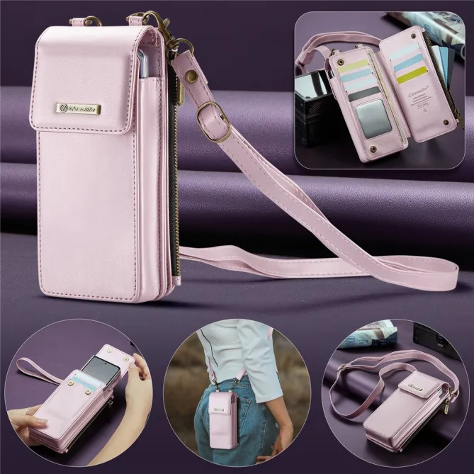 Sac Bandoulière Téléphone RFID 8 Cartes Poche Zippée