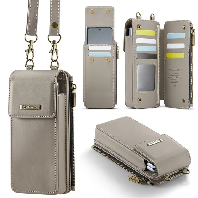 Sac Bandoulière Téléphone RFID 8 Cartes Poche Zippée