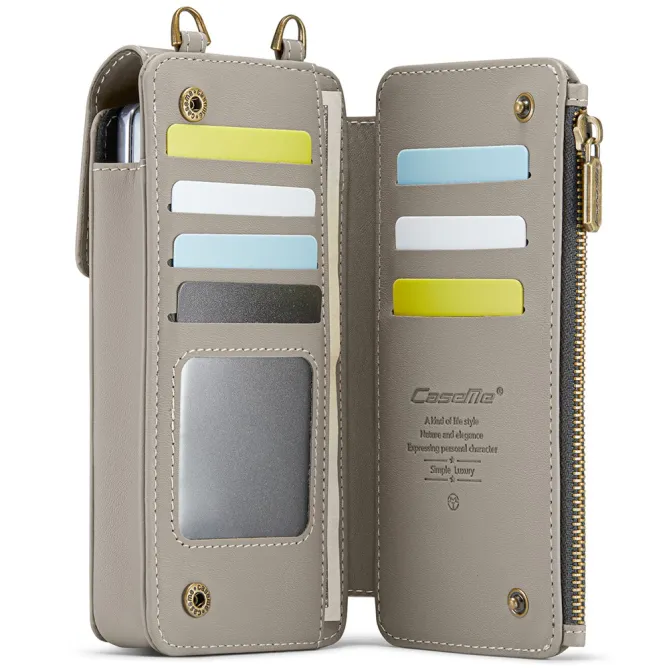 Sac Bandoulière Téléphone RFID 8 Cartes Poche Zippée