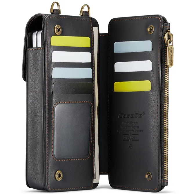 Sac Bandoulière Téléphone RFID 8 Cartes Poche Zippée