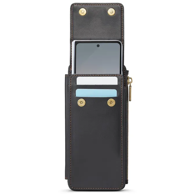Sac Bandoulière Téléphone RFID 8 Cartes Poche Zippée