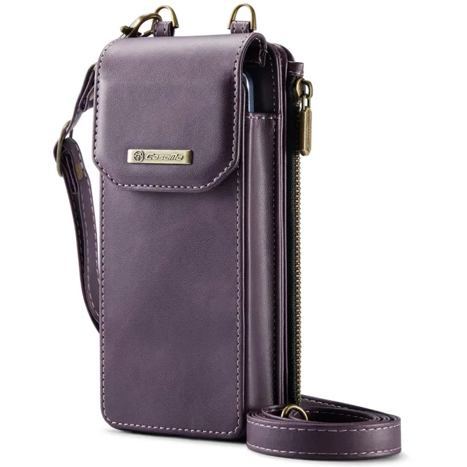 Sac Bandoulière Téléphone Finition Mate Portefeuille RFID