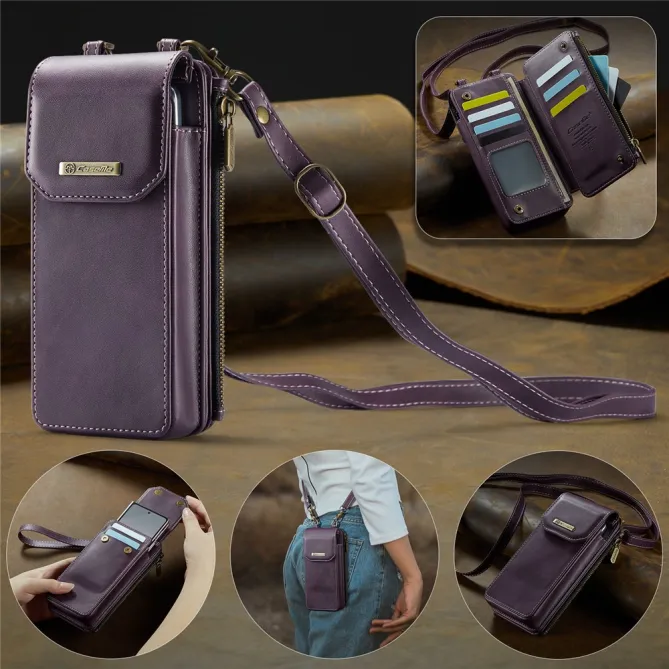 Sac Bandoulière Téléphone Finition Mate Portefeuille RFID