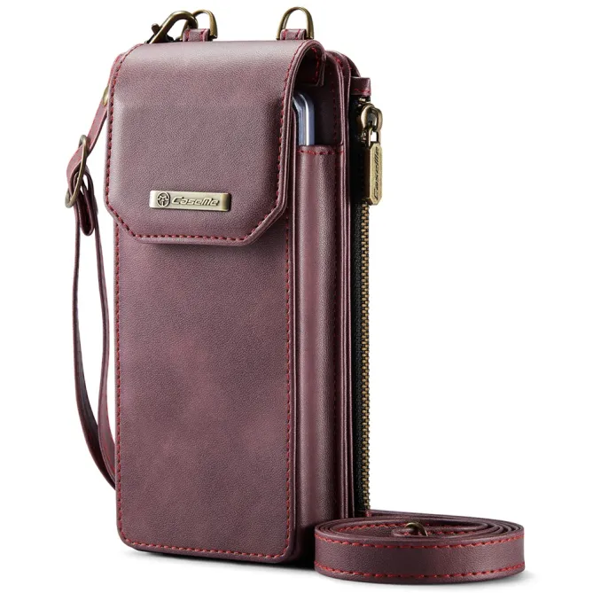 Sac Bandoulière Téléphone Finition Mate Portefeuille RFID