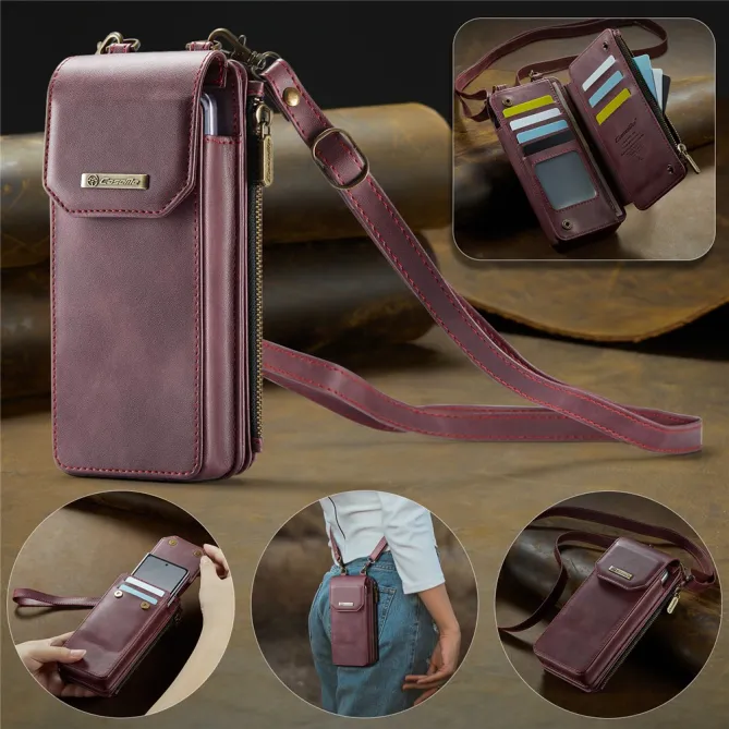 Sac Bandoulière Téléphone Finition Mate Portefeuille RFID