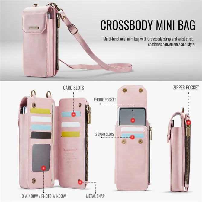 Sac Bandoulière Téléphone Finition Mate Portefeuille RFID