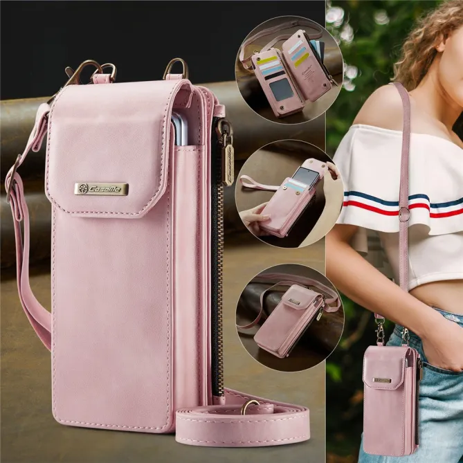Sac Bandoulière Téléphone Finition Mate Portefeuille RFID