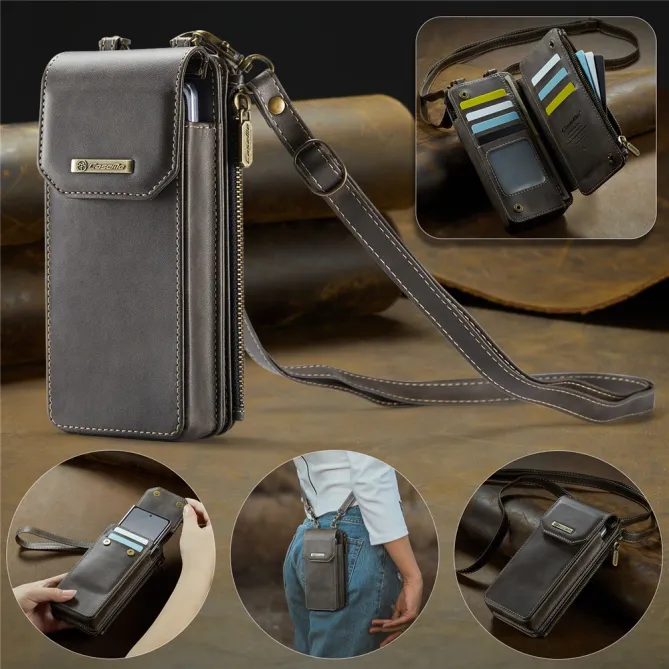 Sac Bandoulière Téléphone Finition Mate Portefeuille RFID
