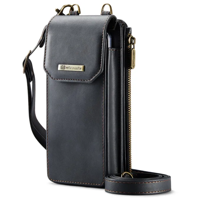 Sac Bandoulière Téléphone Finition Mate Portefeuille RFID