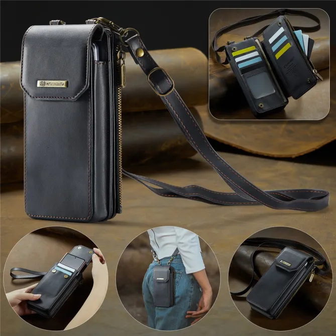 Sac Bandoulière Téléphone Finition Mate Portefeuille RFID