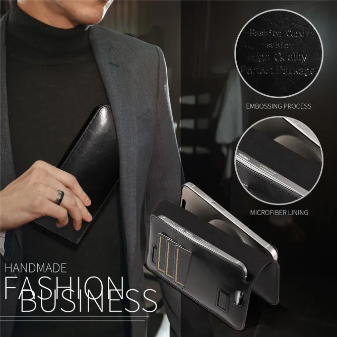 Pochette Portefeuille Double Téléphone 3 Cartes