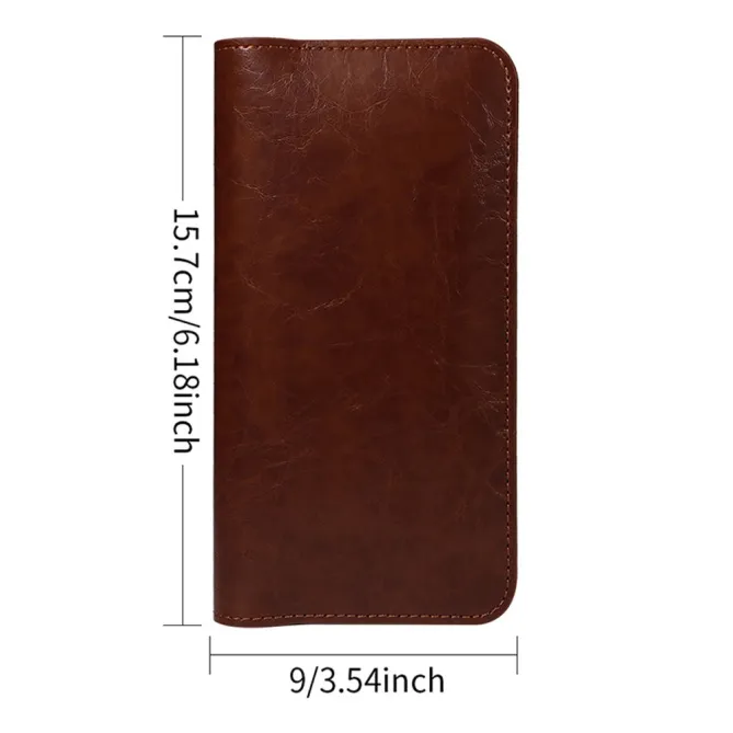 Pochette Portefeuille Double Téléphone 3 Cartes