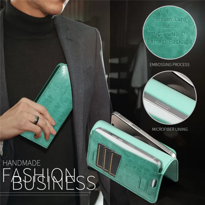 Pochette Portefeuille Double Téléphone 3 Cartes