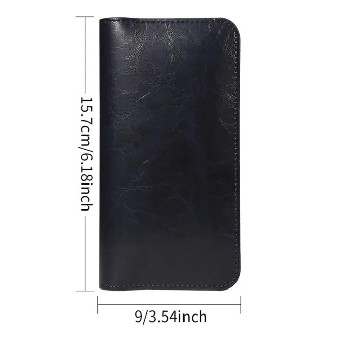 Pochette Portefeuille Double Téléphone 3 Cartes