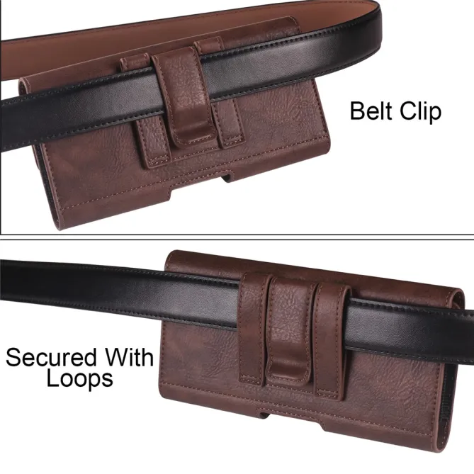 Étui Ceinture Horizontal 6,7 à 6,9 Pouces Triple Passant