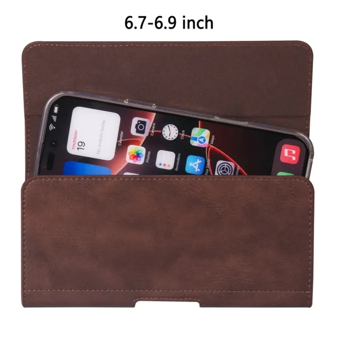 Étui Ceinture Horizontal 6,7 à 6,9 Pouces Triple Passant