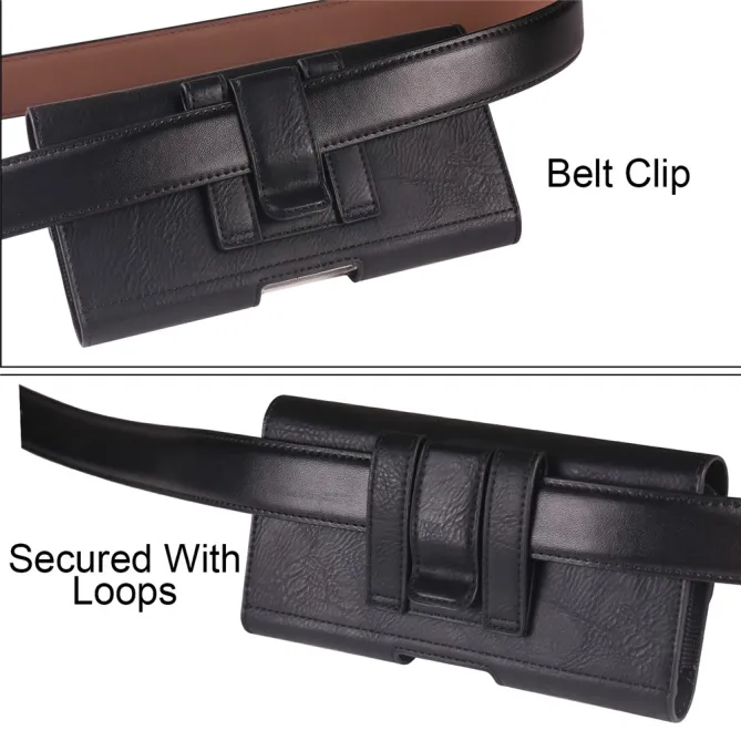 Étui Ceinture Horizontal 6,7 à 6,9 Pouces Triple Passant