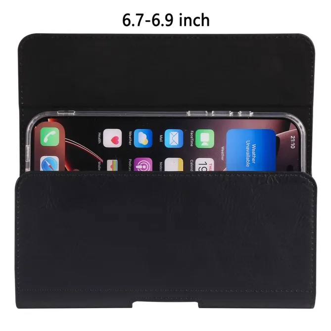 Étui Ceinture Horizontal 6,7 à 6,9 Pouces Triple Passant