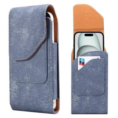 Étui Ceinture 6,1 Pouces Effet Jean Poche Carte