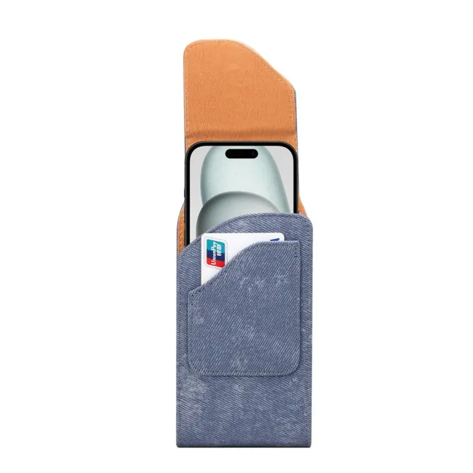 Étui Ceinture 6,1 Pouces Effet Jean Poche Carte