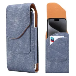 Étui Ceinture 6,7 à 6,9 Pouces Effet Jean Aimanté