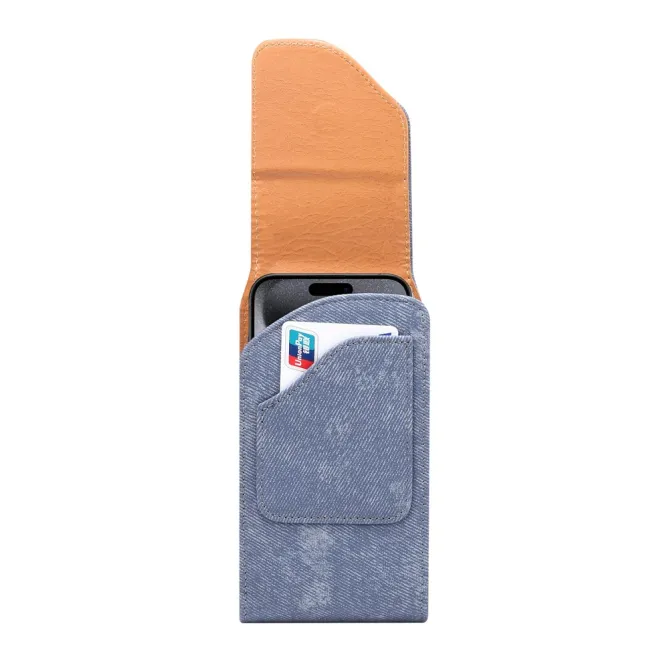 Étui Ceinture 6,7 à 6,9 Pouces Effet Jean Aimanté