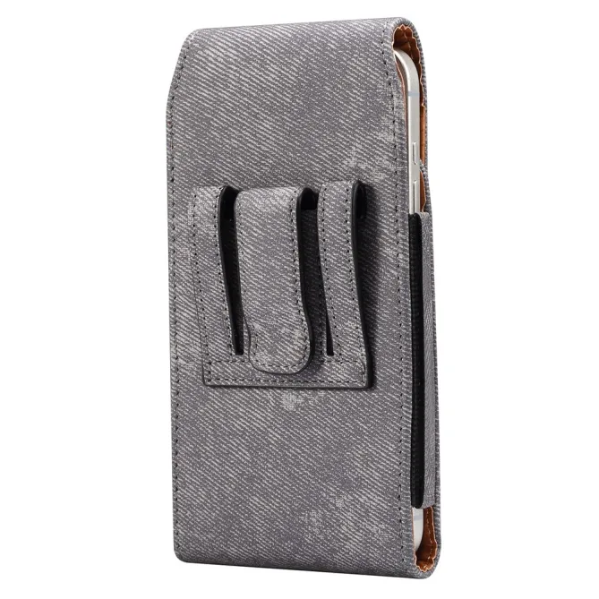 Étui Ceinture Téléphone 7,2 Pouces Effet Jean Porte-Carte
