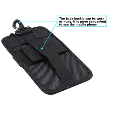 Pochette Téléphone 5,5 à 6,5 Pouces Mousqueton et Bandoulière