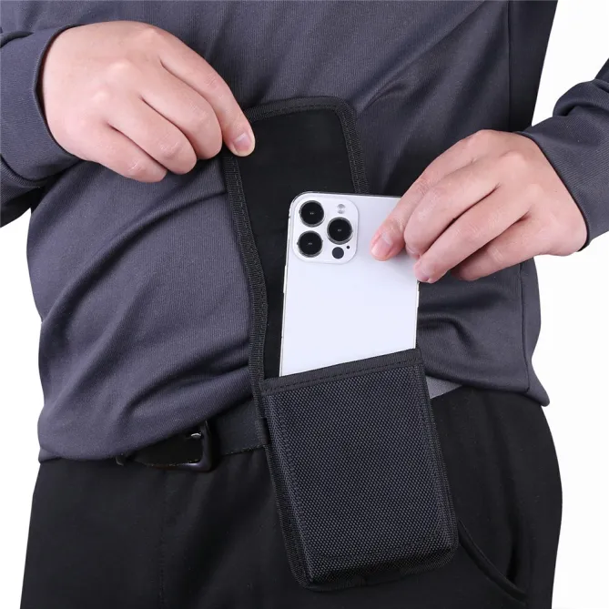 Étui Ceinture Téléphone Nylon Grands Écrans 7 Pouces