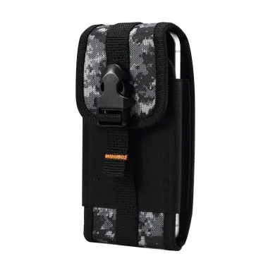 Pochette Ceinture Téléphone Camouflage Clip et Mousqueton