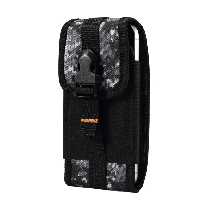 Pochette Ceinture Téléphone Camouflage Clip et Mousqueton