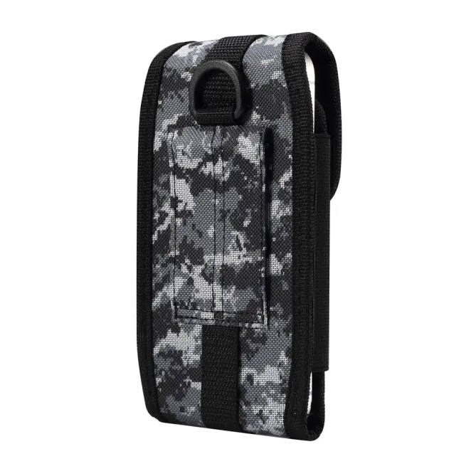 Pochette Ceinture Téléphone Camouflage Clip et Mousqueton