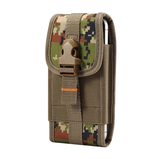 Pochette Ceinture Téléphone Camouflage Clip et Mousqueton