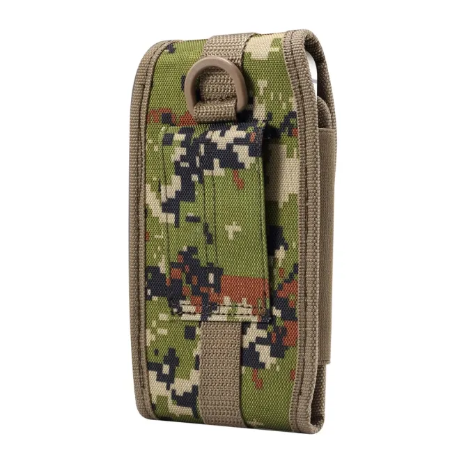 Pochette Ceinture Téléphone Camouflage Clip et Mousqueton